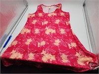 NEW West Loop Women's Tank Dress Pink Floral - XL