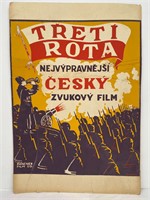 1931 “TRETI ROTA” Screen Print Movie Poster