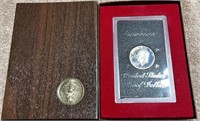 1971 Silver Proof Ike in Brown Box