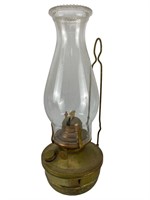 Antique Copper Base Oil/Kerosene Lamp