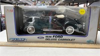 WELLY 1936 FORD DELUXE CABRIOLET 1/18 scale