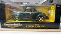 AMERICAN MUSCLE 1940 FORD COUPE 1/18 scale