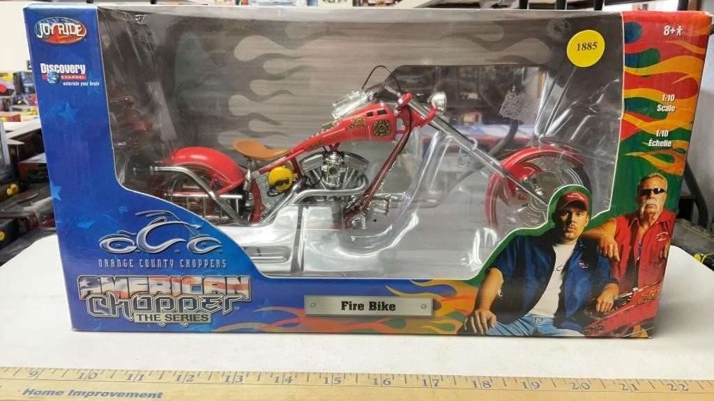 AMERICAN CHOPPERS FIRE BIKE 1/10 scale