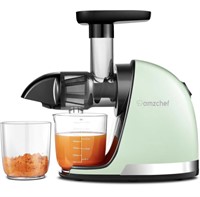 AMZCHEF SLOW JUICER MACHINE(GREEN) TESTED