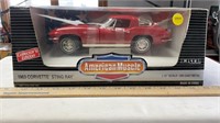AMERICAN MUSCLE 1963 CORVETTE STING RAY 1/18