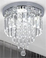 15IN CRYSTAL CHANDELIER LIGHT(CHROME) SOME