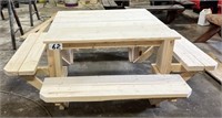 Unused Picnic Table 4 to 8 seater, built by a