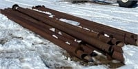 (11) Foundation Auger in Posts. Approx. 6" x 18