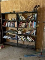 bookshelf and all the books
