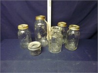 LOT OF CANNING JARS