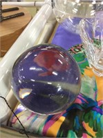 Glass gazing ball