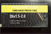 2 Long Valve Presta Tube 26x1.5-2.0 (0.9mm/200g)
