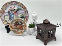 Asian Decor - Plates, Figurines &  Lamp