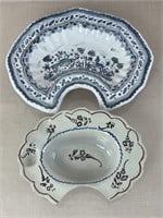 Early Faience Barber Bowls