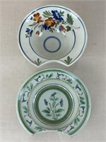 Early French Faience Barber Bowls