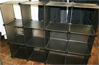Large Amount of Click Together Organizer Cubes,