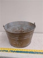 Small galvanized tub