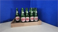 13 vintage Ale81 pry off top bottles