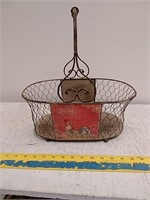 Decorative wire basket