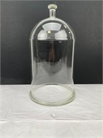 Vintage Large Pyrex Glass Cloche Bell Jar