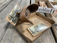 Antique Stereoscope and Cards