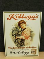 Kelloggs 2002 Metal Sign