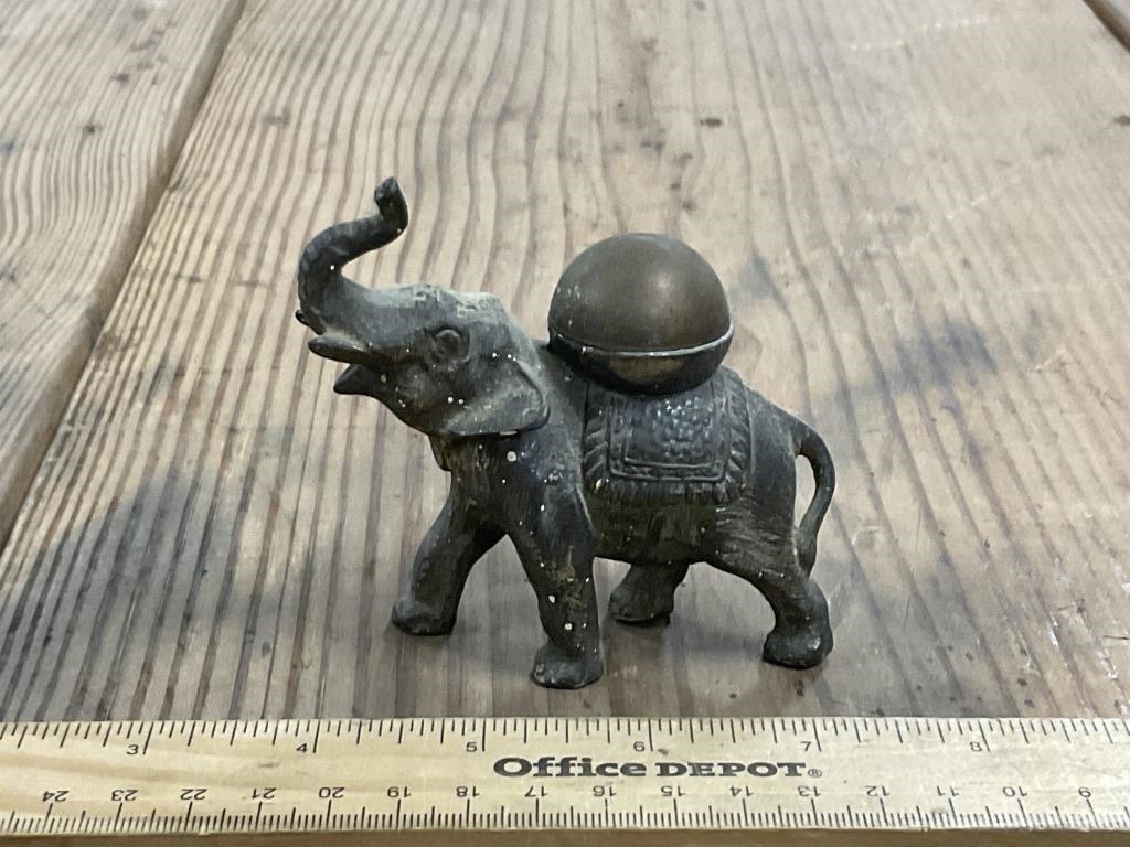 Brass Elephant Lighter