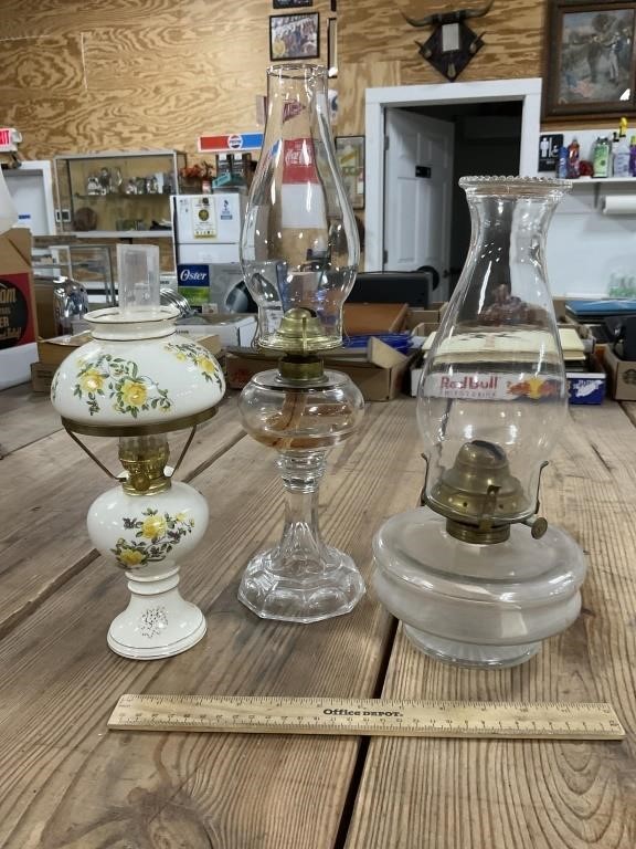 Three Oil Lamps PU ONLY