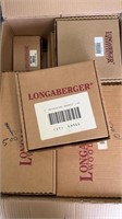 Longaberger Wood Lids Lot (10)