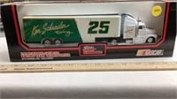 NASCAR racing champions transporter 1/64 scale