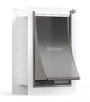 $140 Baboni Pet Door for Wall, Steel Frame-Large