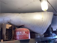 Vintage Metal Gas Can, Tube Lights, & Misc
