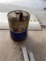 Vintage Mobil 1 Metal Oil Can