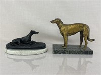 Metal Dog Sculptures