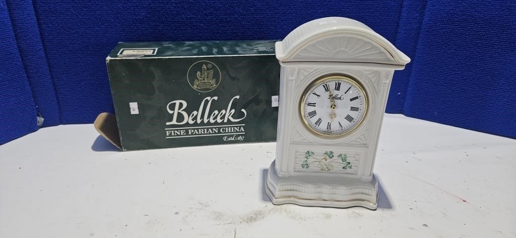 Belleek clock