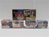 5 DIFF. TOPPS BASEBALL TRADED & ROOKIES SETS: