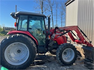 MASSEY FERGUSON 4610 4WD W/CAB AND AIR NEW FRONT T