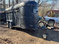 16 FT. BUMPER HITCH STOCK TRAILER