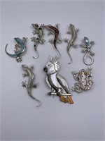 Sterling Animal Pins