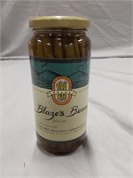 Jar of Blaze's Beans - Pickled Green Beans NIP
