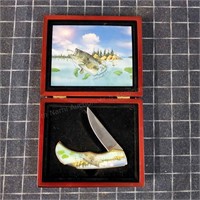 T2 Fishing Knife Folder Bass