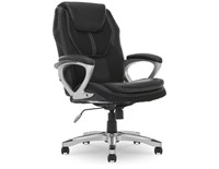 Serta Padded Arms Adjustable Desk Chair 30x27x44in