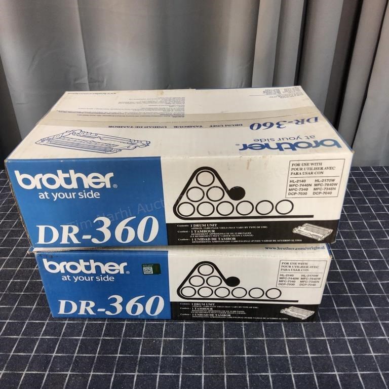 I2 2Pc DR-360 Toner cartridge Brothers