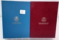 1987, ’88 Prestige Proof Sets