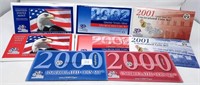 2000, ’01, ’02, ’03 Mint Sets