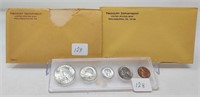 1961 Year Set BU; 1962, ’64 Proof Sets