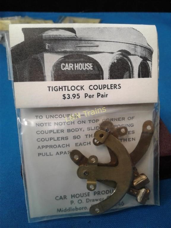 CAR HOUSE Tightlock Couplers Brass