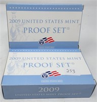 (2) 2009 Proof Sets