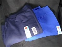 2 New Hanes XL Blue Sweat Pants