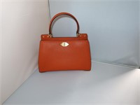 Pourchet TRIANON Orange nano bowler bag(NEW)